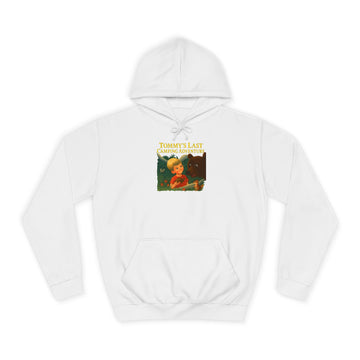 Tommy's Last Camping Adventure Hoodie – Le mignon rencontre l'étrange – Motif rétro livre pour enfants