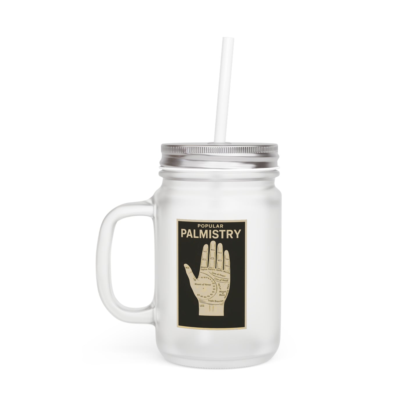 Vintage Motiv – Popular Palmistry – Jar Mug | True Insights Design mit Humor
