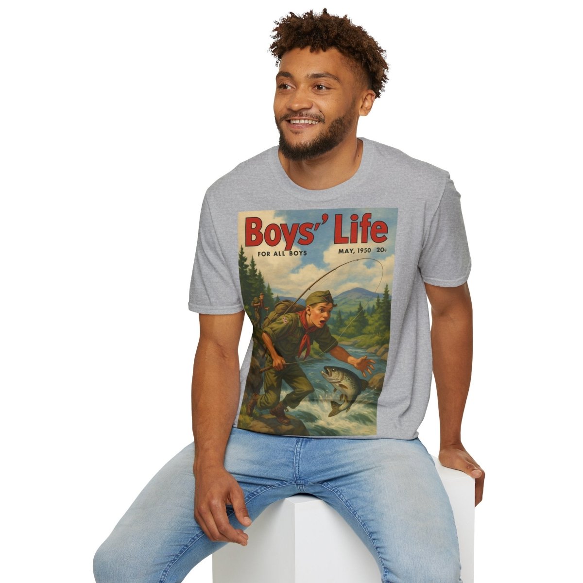 Vintage Motiv – Vintage „Boys’ Life“ T-Shirt – Retro-Pfadfinder-Motiv | True Insights Design mit Humor