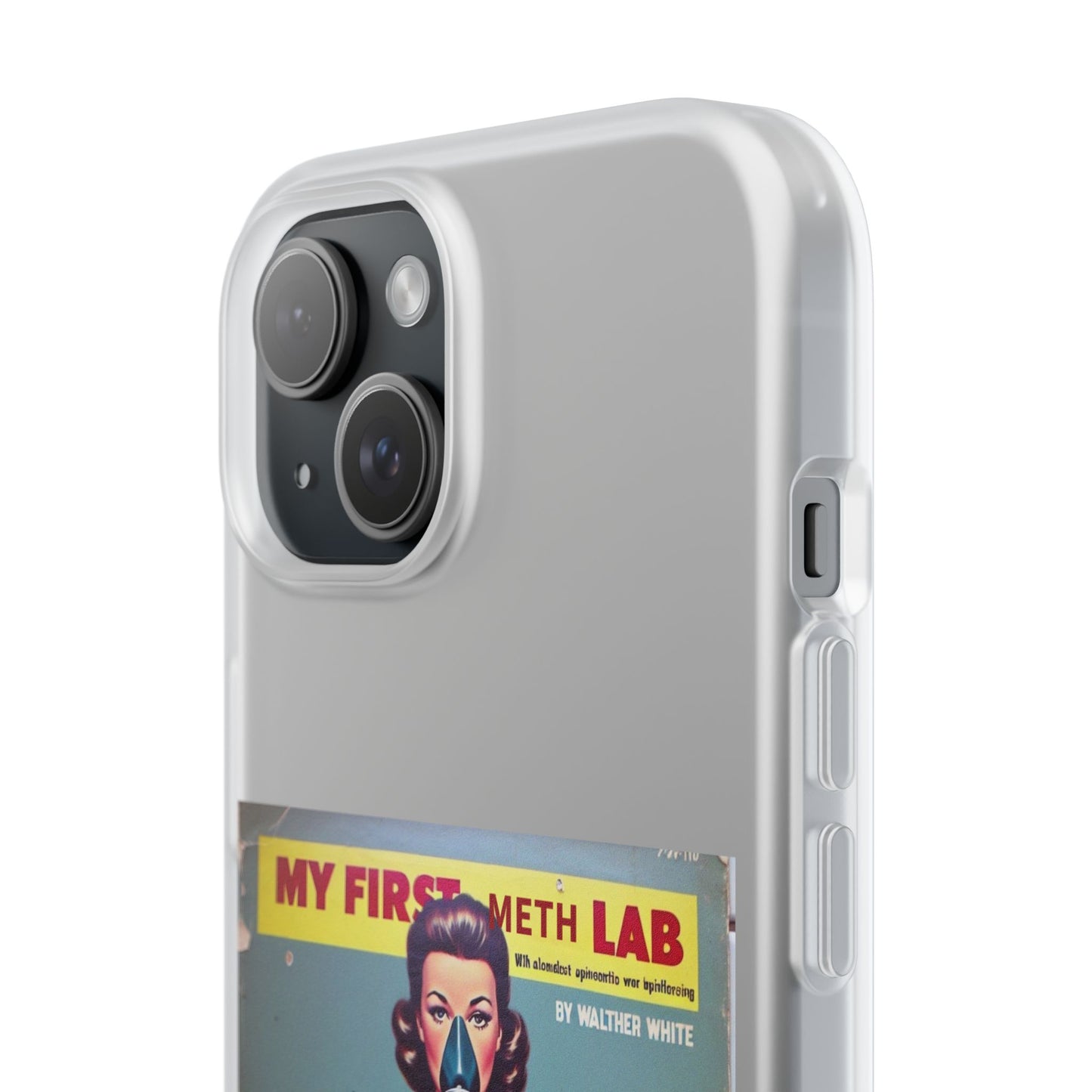 „My First Meth Lab“ Handyhülle – Schwarzer Humor im Retro-Look-Phone Case-True Insights