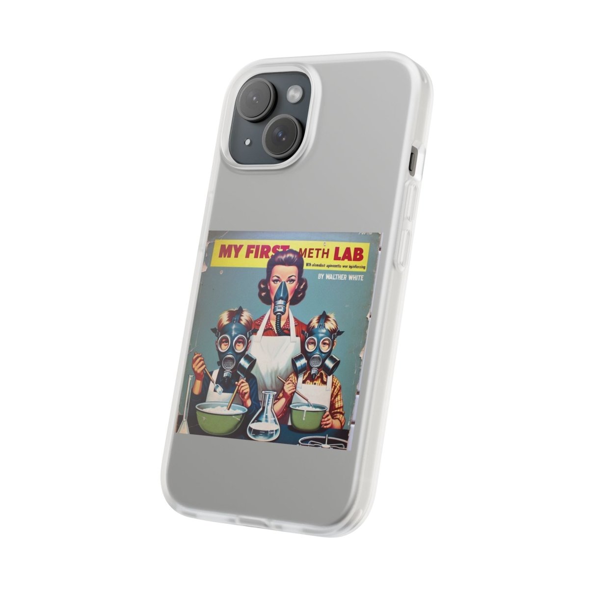 „My First Meth Lab“ Handyhülle – Schwarzer Humor im Retro-Look-Phone Case-True Insights