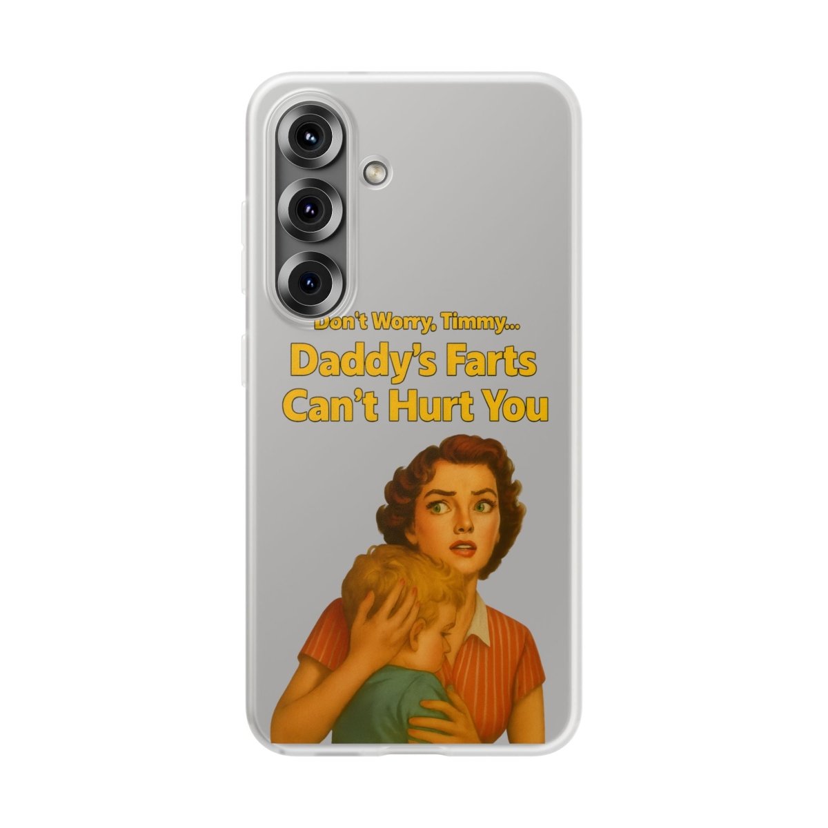 Daddy’s Farts – Satirische Handyhülle im Retro-Stil mit schwarzem Humor-Phone Case-True Insights