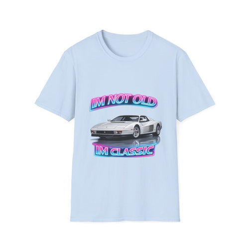I'm Not Old I'm Classic | Miami Vice T-Shirt | Ferrari Testarossa Retro Shirt