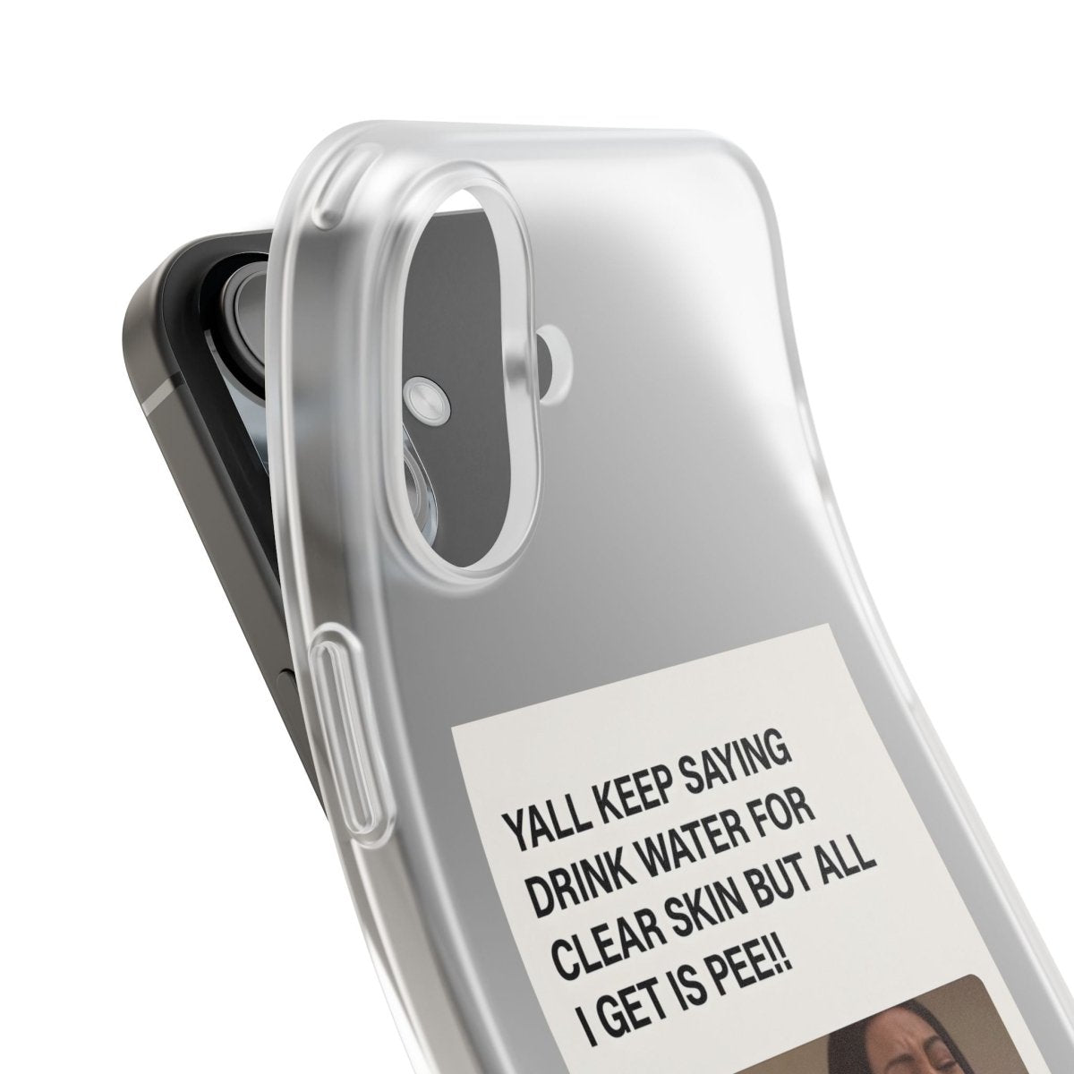 Drink Water, Pee – Handyhülle mit Flüssigkeit und Philosophie-Phone Case-True Insights