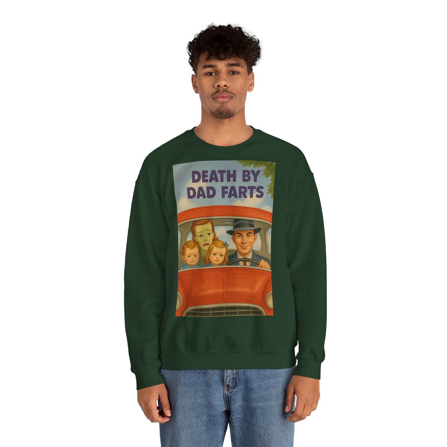 Sweatshirt – Dead by Dad Farts Sweatshirt – Lustiges Geschenk für Familien mit Humor | True Insights Design mit Humor