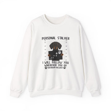 Dackel Personal Stalker Sweatshirt – Lustiges Dackel-Motiv – I Will Follow You