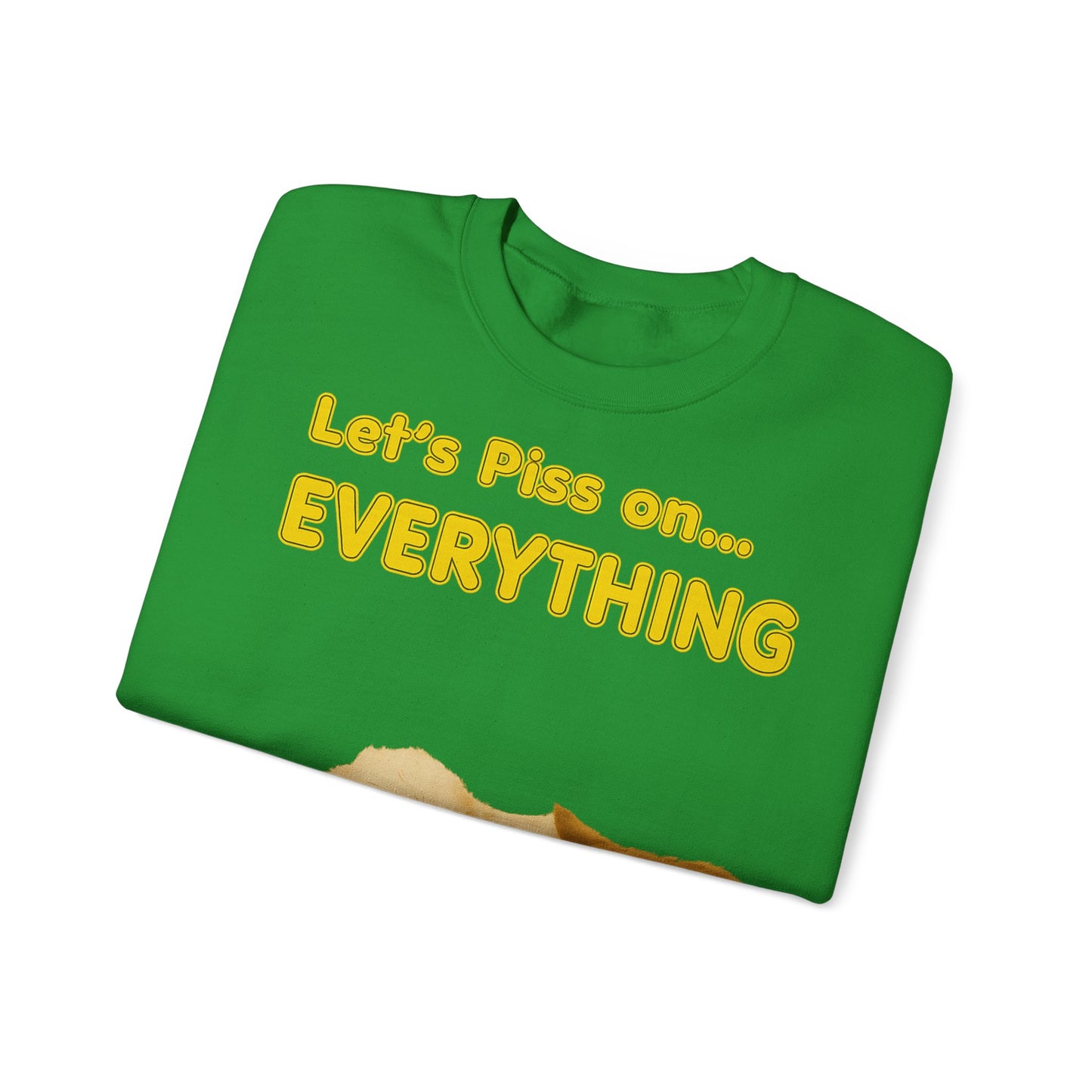 Vintage Motiv – Let’s Piss on Everything – Satirisches Sweatshirt mit Hund & Katze | True Insights Design mit Humor