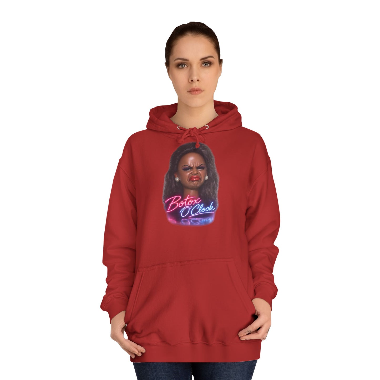Botox O'Clock Hoodie – Lustiges Neon Beauty Motiv für Botox-Fans, Damen & Herren Geschenk