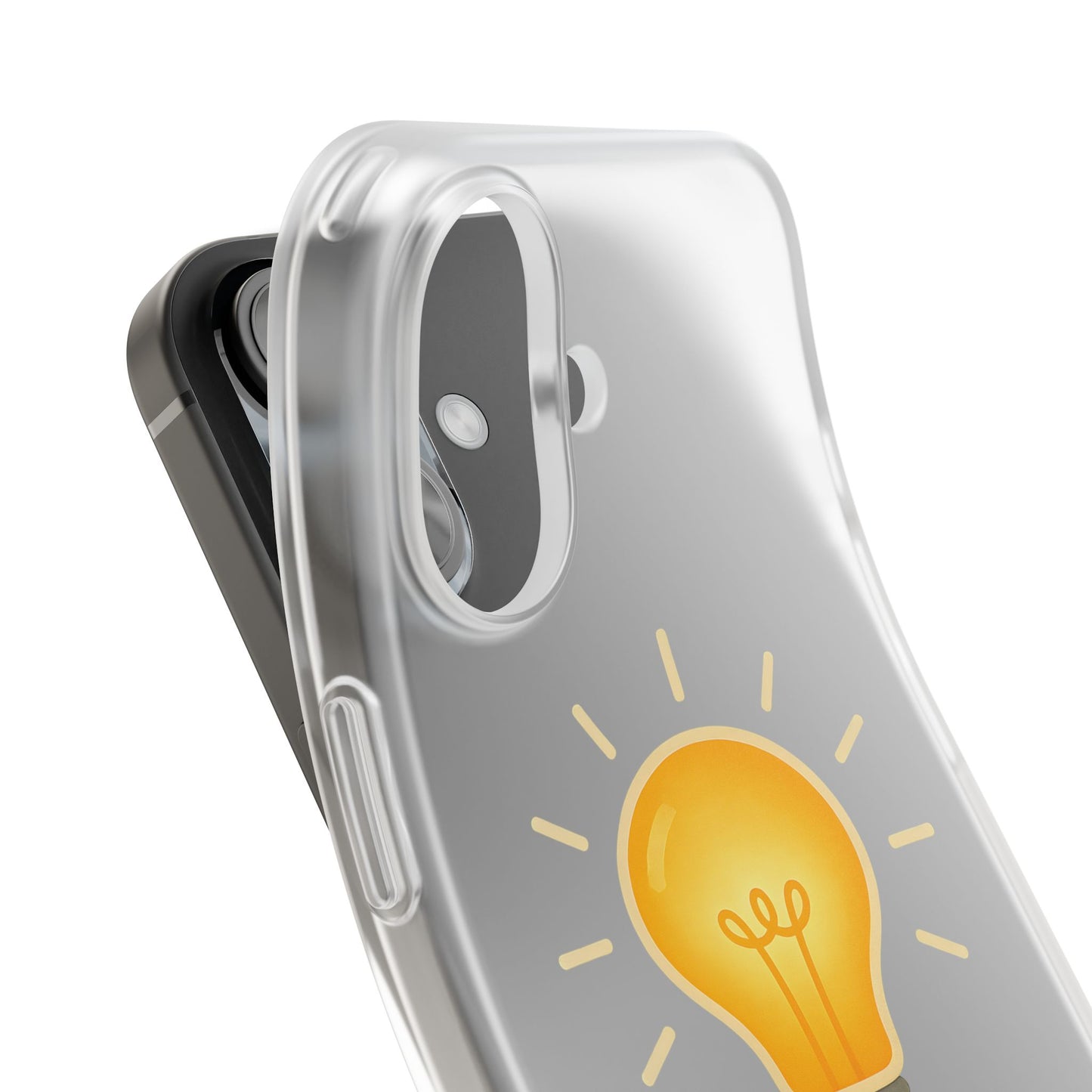 WATT? Handyhülle mit Glühbirnen-Motiv | Lustiger Schutz für Technik-Nerds & Elektrotypen-Phone Case-True Insights