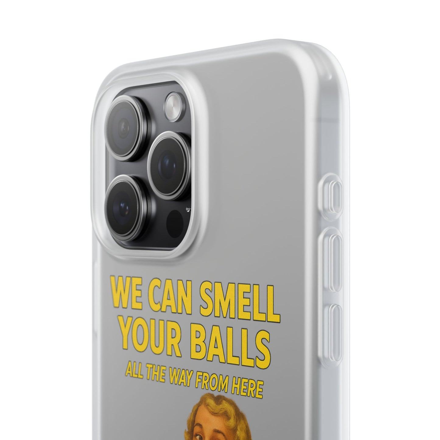 Unauffällig war gestern: Diese Handyhülle riecht den Wahnsinn – Vintage-Design trifft schwarzen Humor.-Phone Case-True Insights