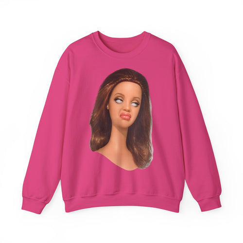 Lustiges Puppen-Gesicht T-Shirt | Genervter Blick Meme Shirt | Ironisches Statement Geschenk für Frauen