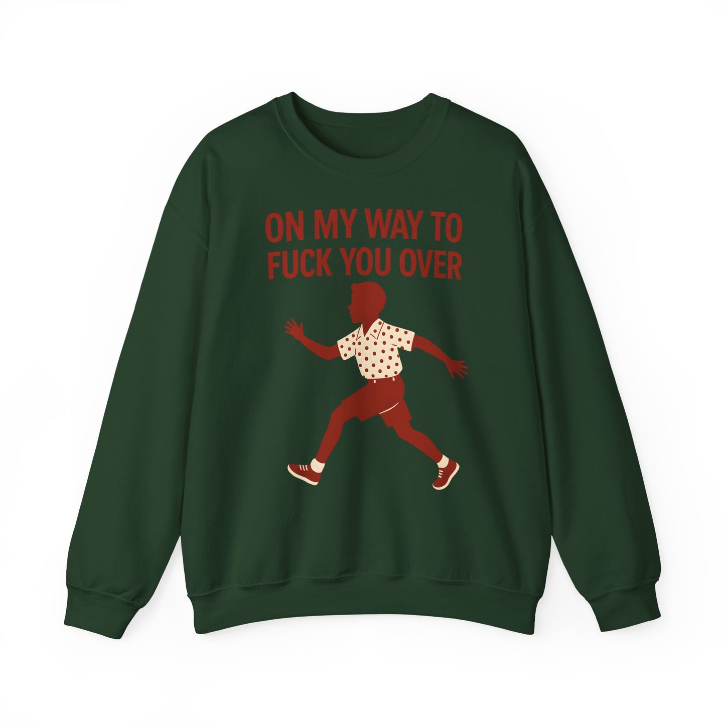 Sweatshirt – I Come to F*** You Over Sweatshirt – Provokantes Statement mit Humor | True Insights Design mit Humor