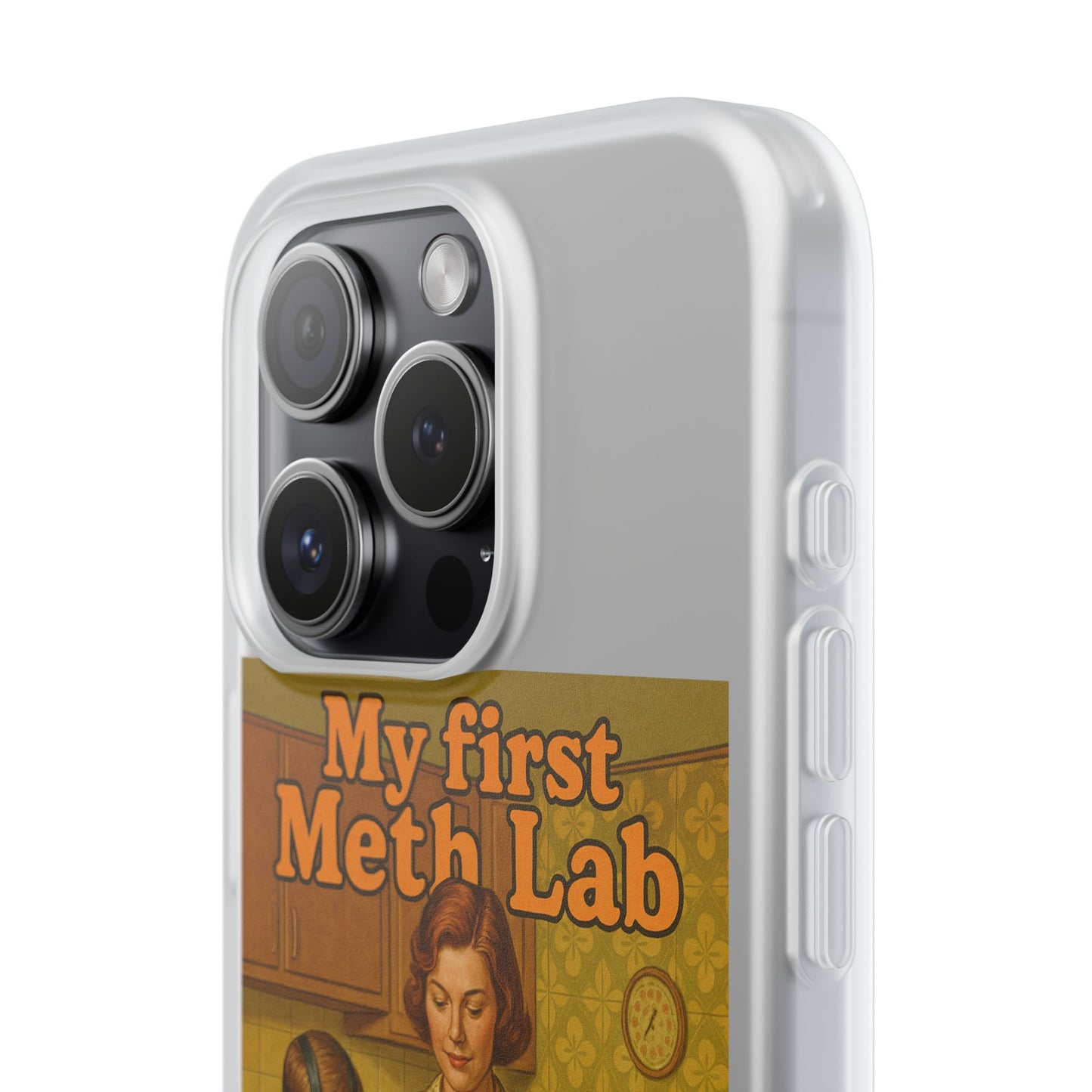Satirisches Familienmotiv mit Chemie-Charme – stoßfest, kabellos ladbar & herrlich provokant.-Phone Case-True Insights