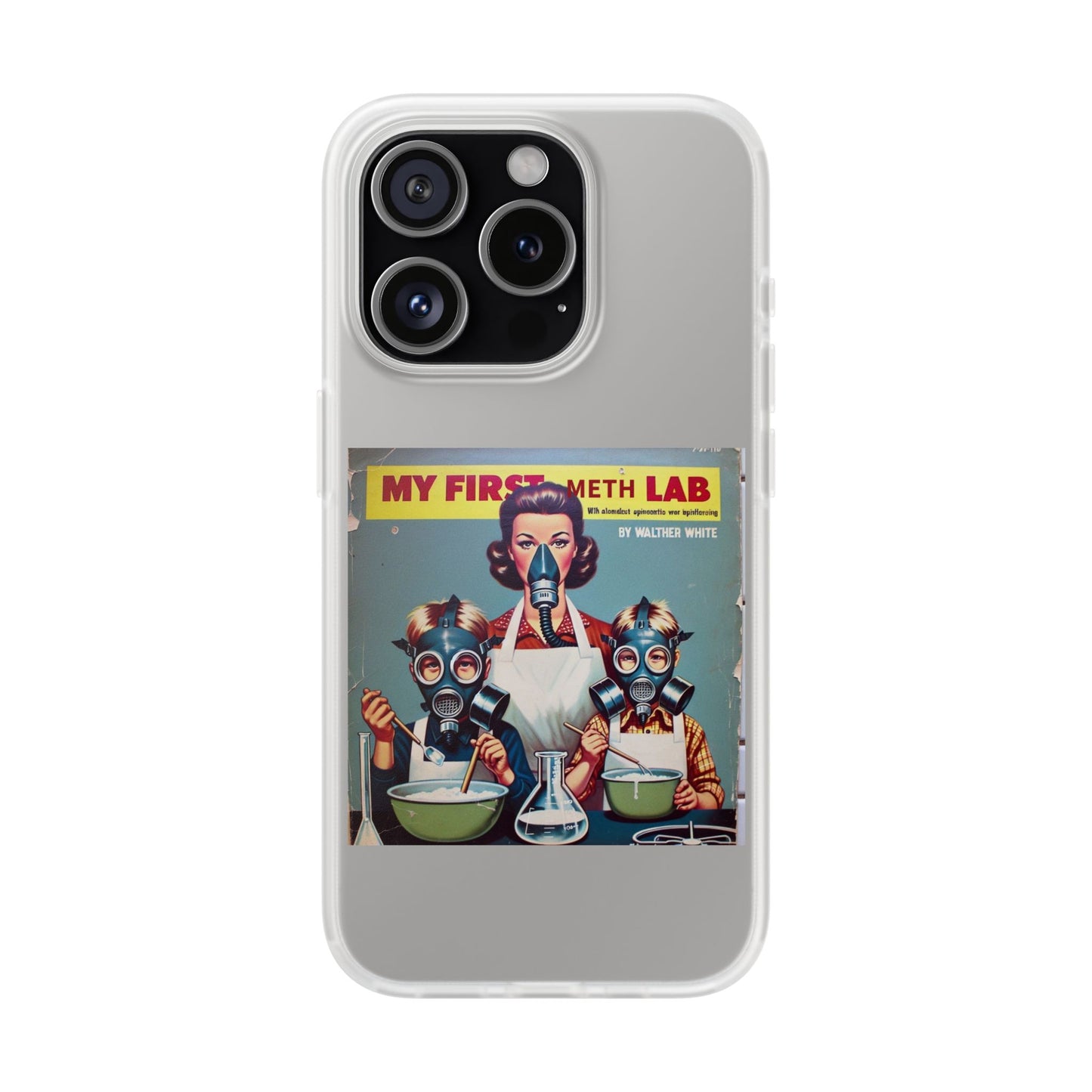 „My First Meth Lab“ Handyhülle – Schwarzer Humor im Retro-Look-Phone Case-True Insights