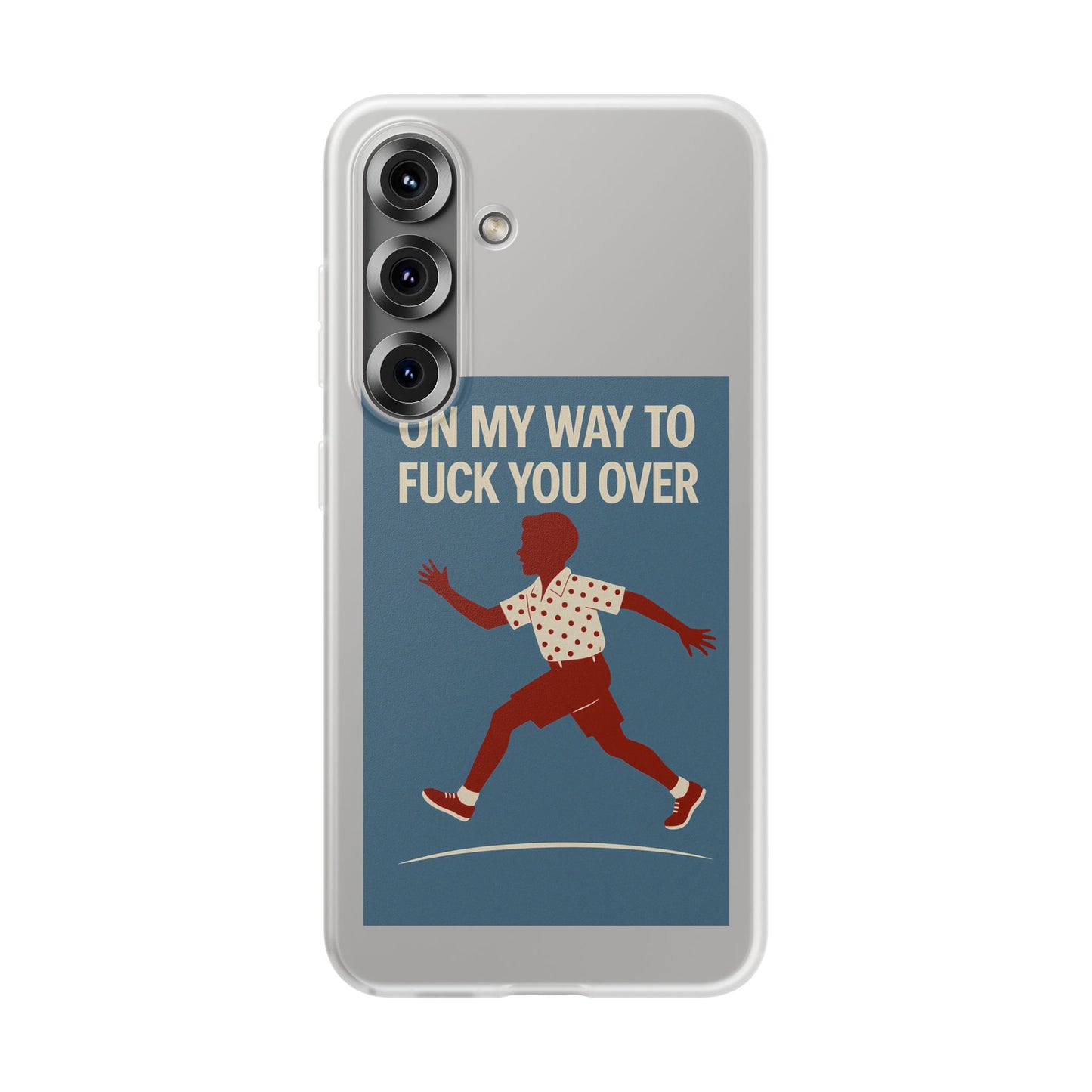 Sarkastische Handyhülle – „On my way to f*ck you over“ | Retro-Rennkind mit Punch-Phone Case-True Insights
