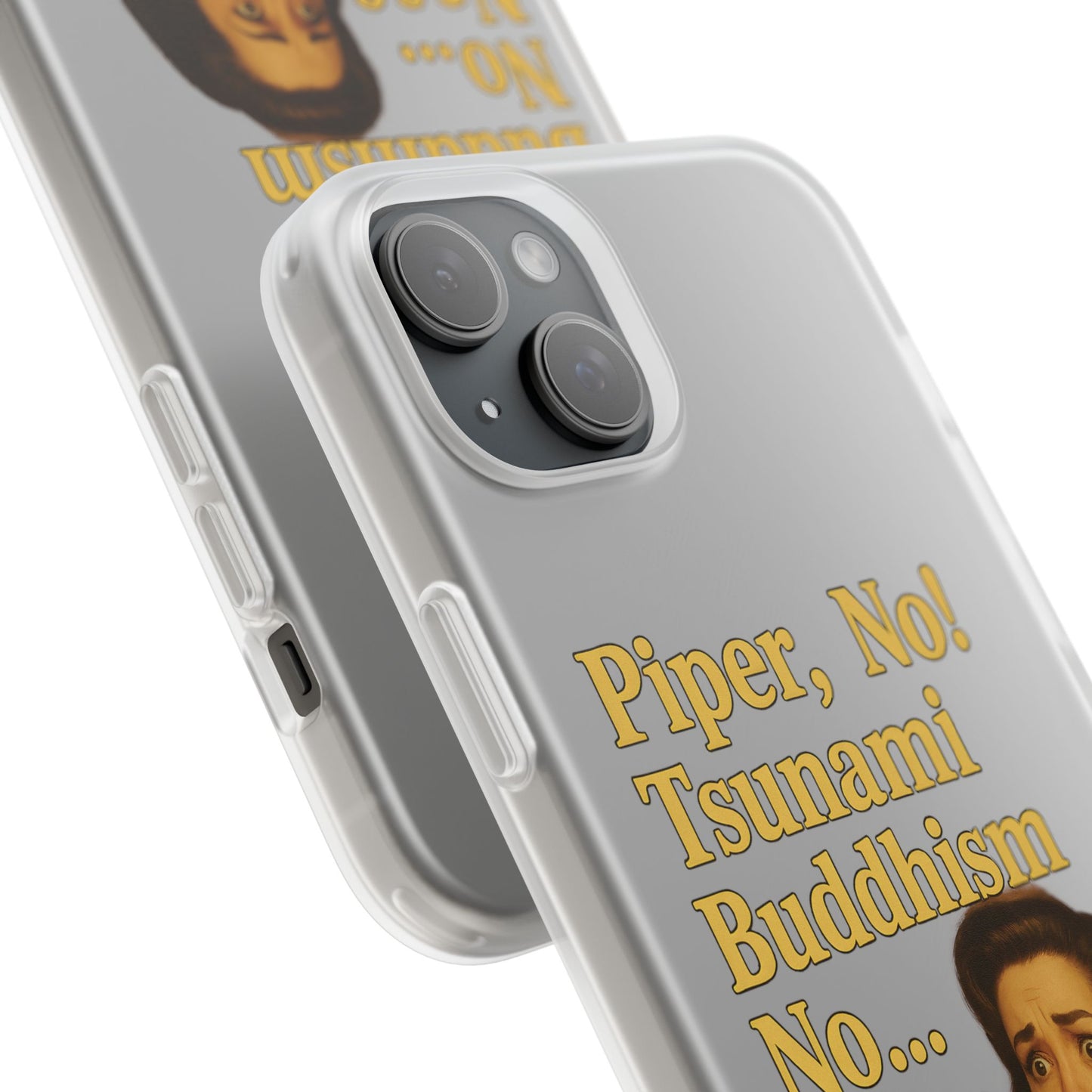 Retro-Drama Handyhülle – „Piper, No! Tsunami Buddhism Nooo“-Phone Case-True Insights