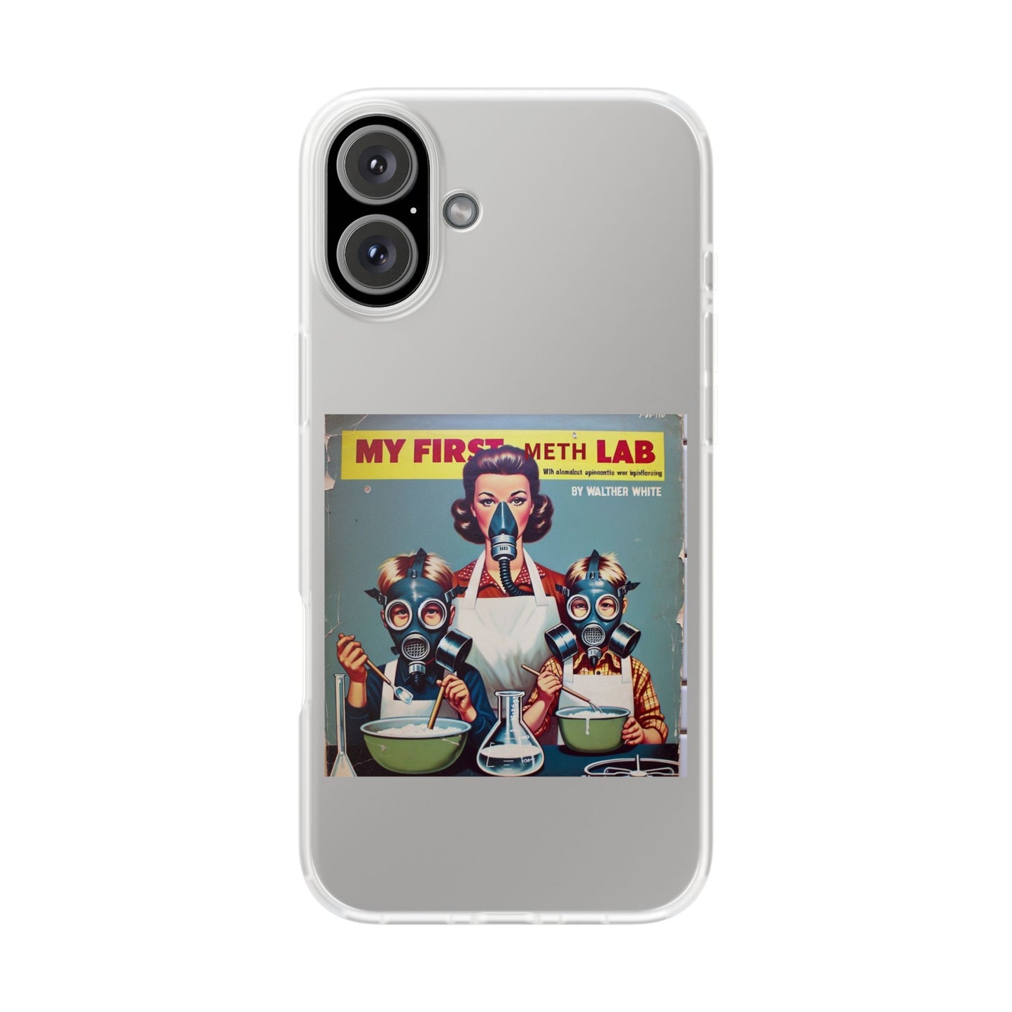 „My First Meth Lab“ Handyhülle – Schwarzer Humor im Retro-Look-Phone Case-True Insights