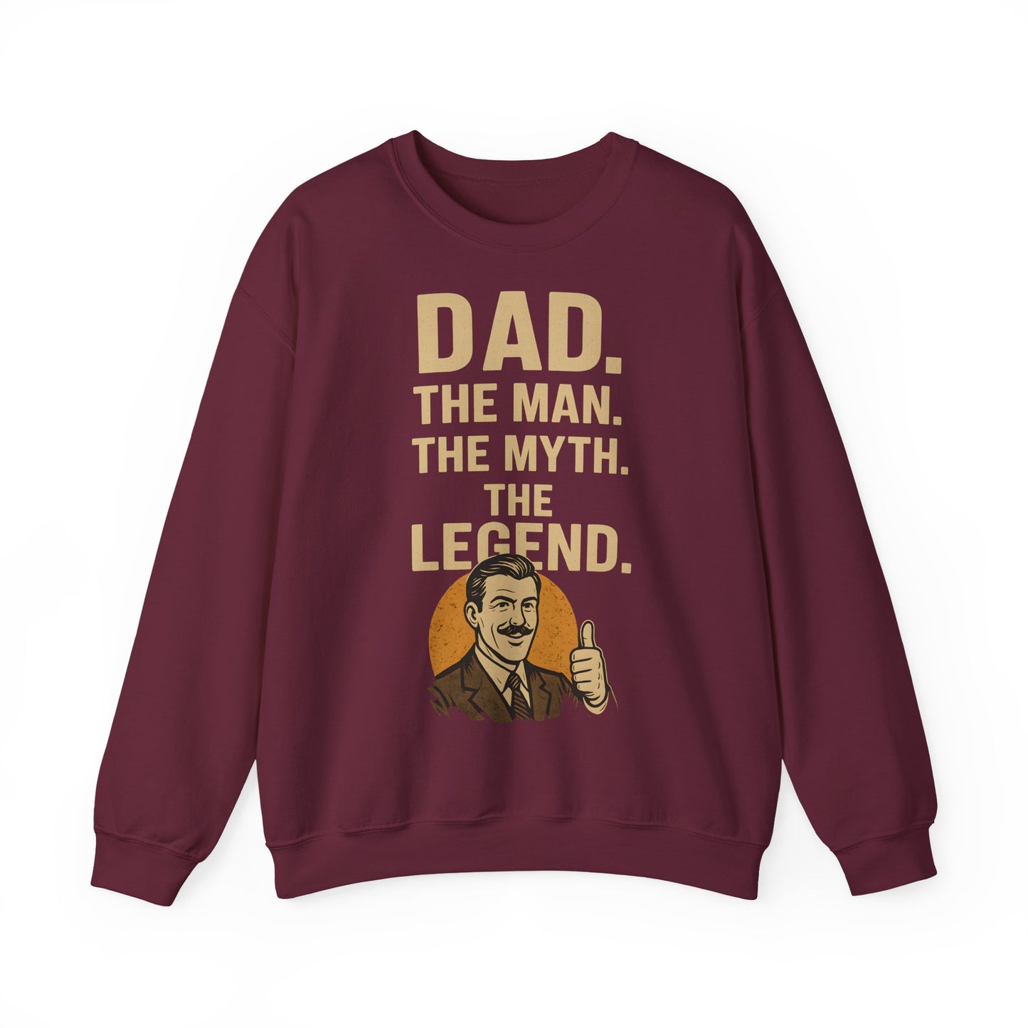 Sweatshirt – DAD. THE MAN. THE MYTH. THE LEGEND. - Sweatshirt für echte Legenden | True Insights Design mit Humor