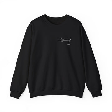 Picasso Dackel Sweatshirt – Minimalistische Dackel-Linienzeichnung