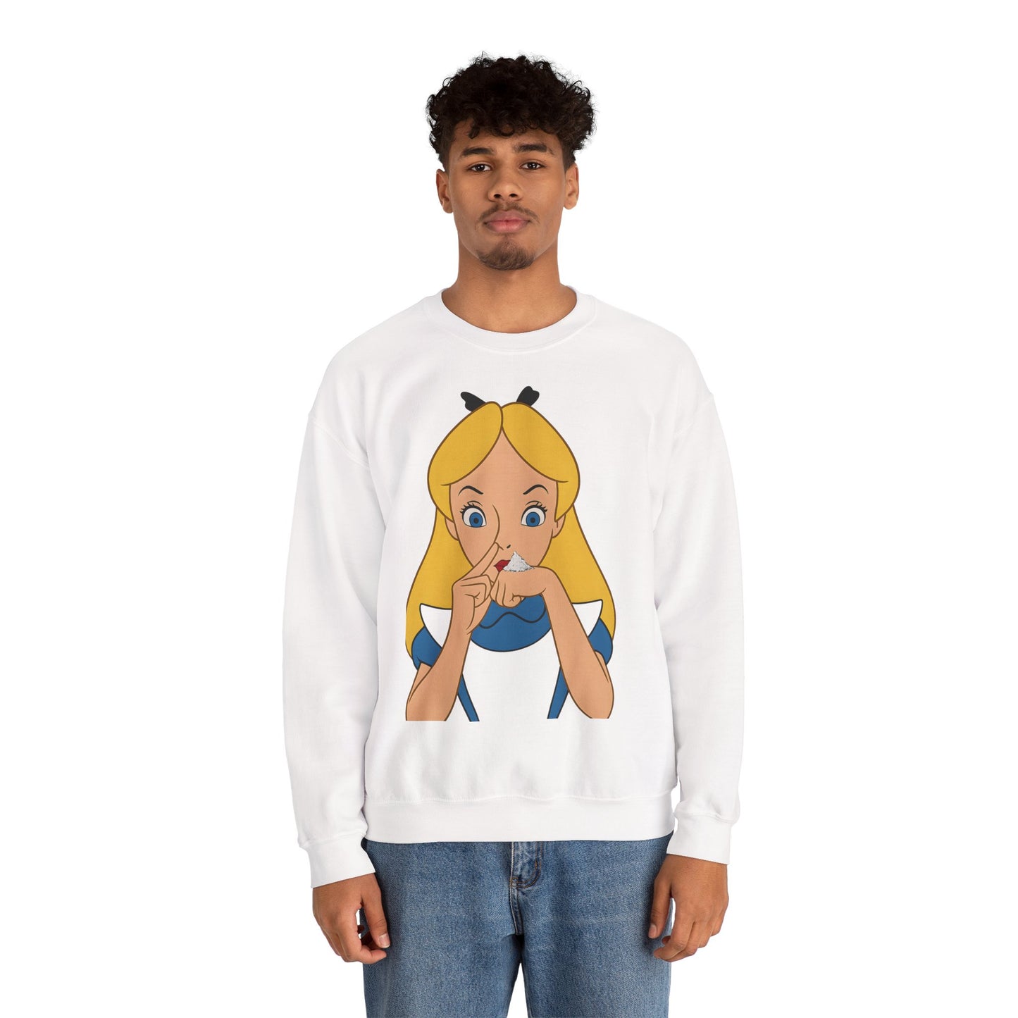 Sweatshirt – Satire Sweatshirt – "Alice im Rausch" Pop-Art Design | True Insights Design mit Humor