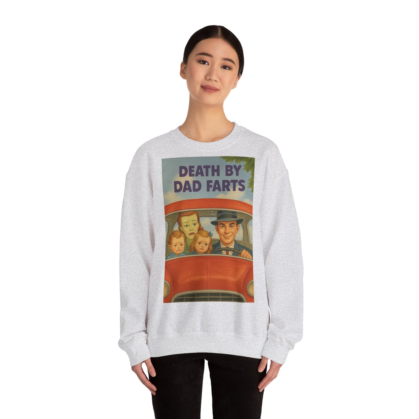 Sweatshirt – Dead by Dad Farts Sweatshirt – Lustiges Geschenk für Familien mit Humor | True Insights Design mit Humor