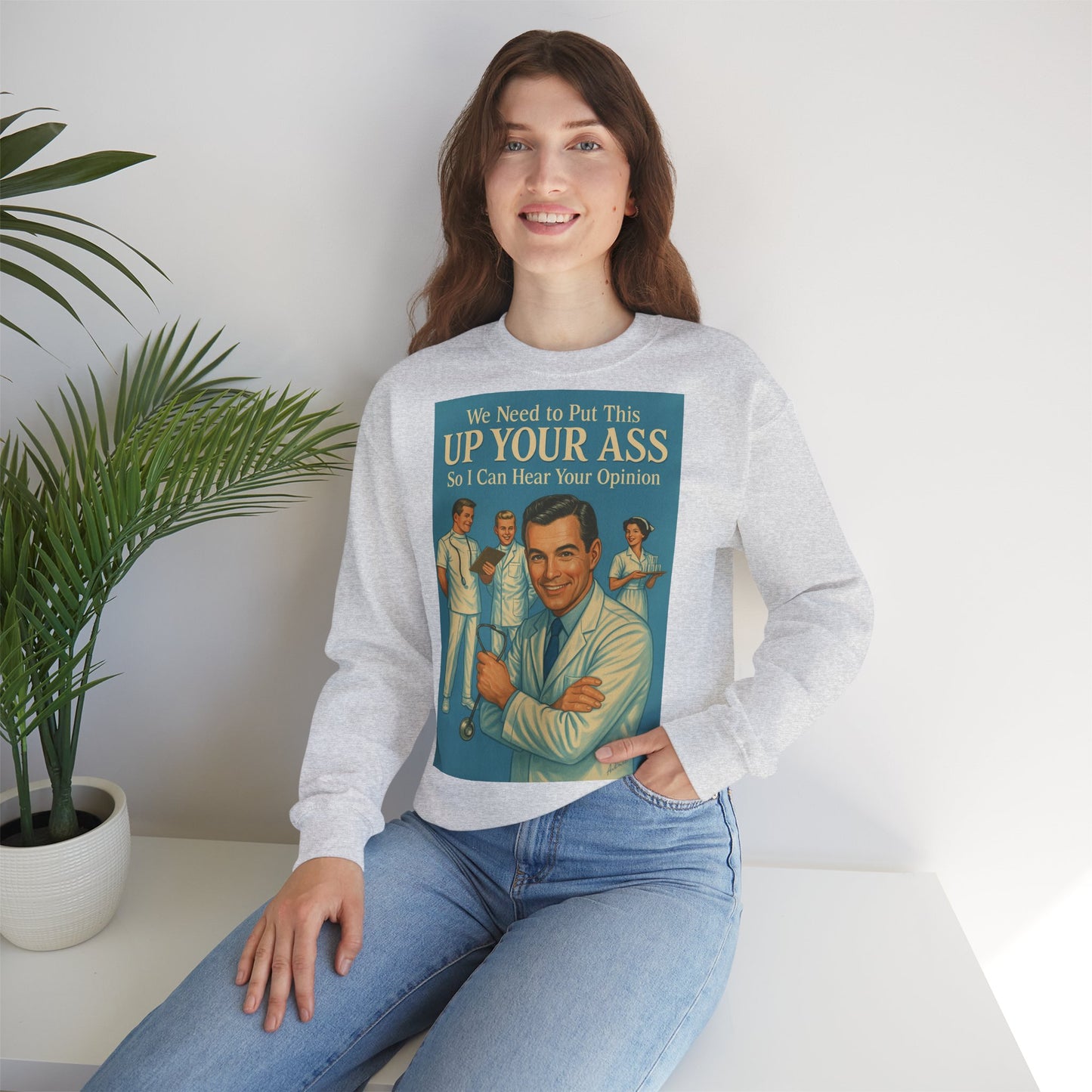 Sweatshirt – Too Pretty for Mondays – Retro Statement Pullover | True Insights Design mit Humor