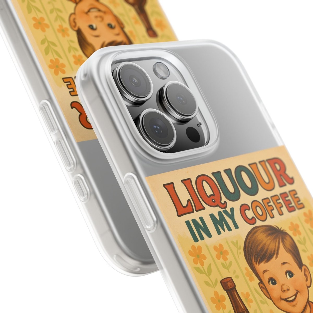 Handyhülle – „Liquor in My Coffee“ (Satire-Edition)-Phone Case-True Insights