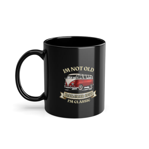 True Insights Jahrgang 1956 Tasse VW Bulli in Black