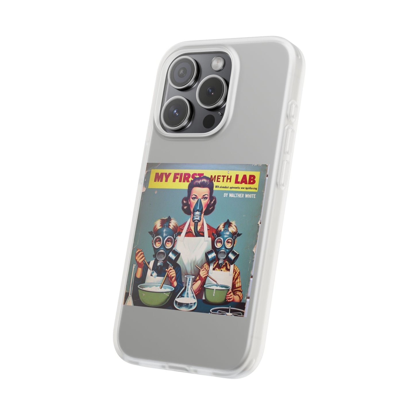 „My First Meth Lab“ Handyhülle – Schwarzer Humor im Retro-Look-Phone Case-True Insights