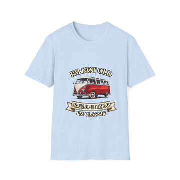 True Insights Jahrgang 1966 T-Shirt VW Bulli in Light Blue
