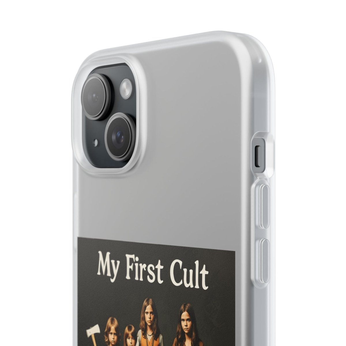My First Cult – Dark-Aesthetic Handyhülle mit satirischem Kinderkult-Motiv-Phone Case-True Insights