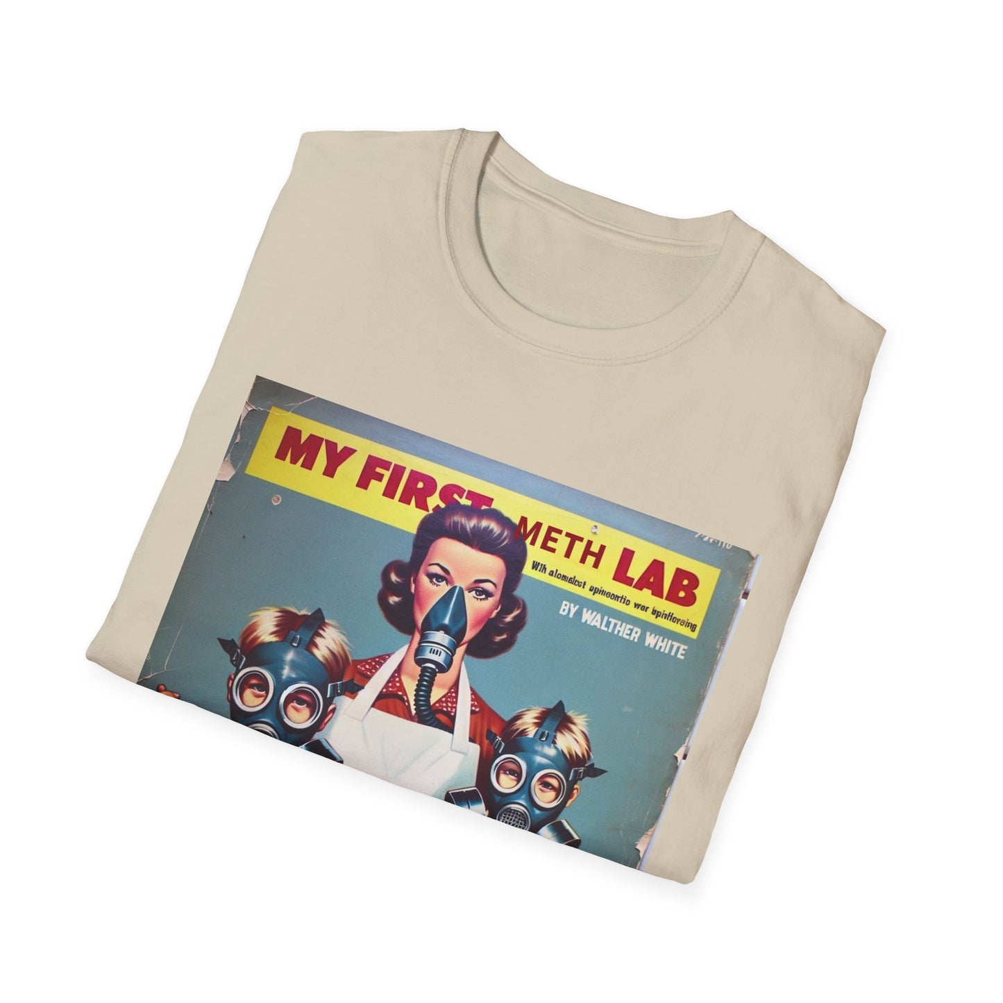 Retro My First Meth Lab T-Shirt - Front Style – Freches Satire-Design für mutige Statements | True Insights