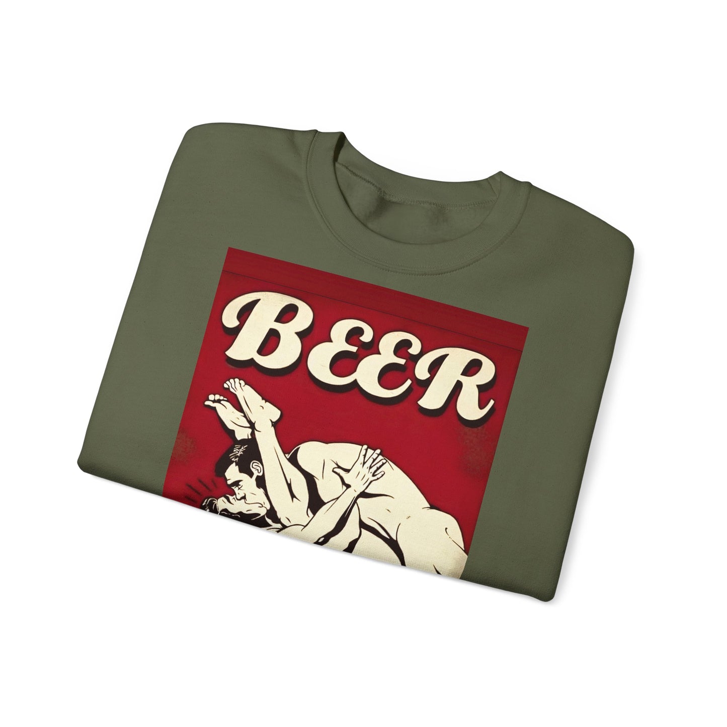 Sweatshirt – Witziges Retro Bier Sweatshirt – BEER - Helping Straight Guys Cross the Line Since 1862! Partywear Statement | True Insights Design mit Humor