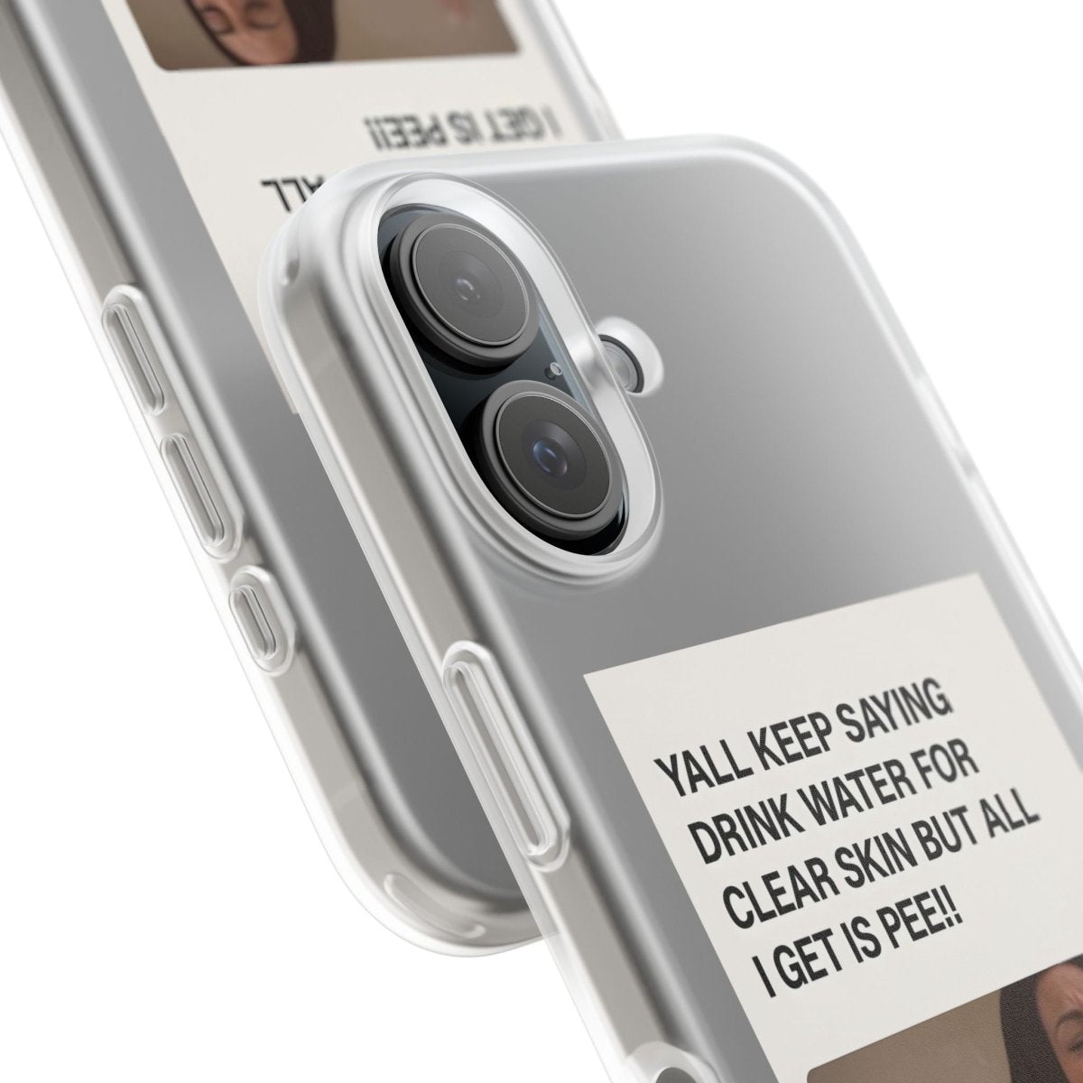 Drink Water, Pee – Handyhülle mit Flüssigkeit und Philosophie-Phone Case-True Insights