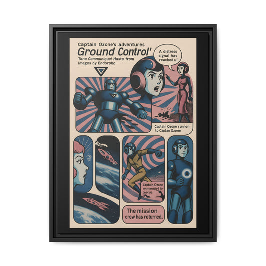 Captain Ozone – Retro Art Canvas