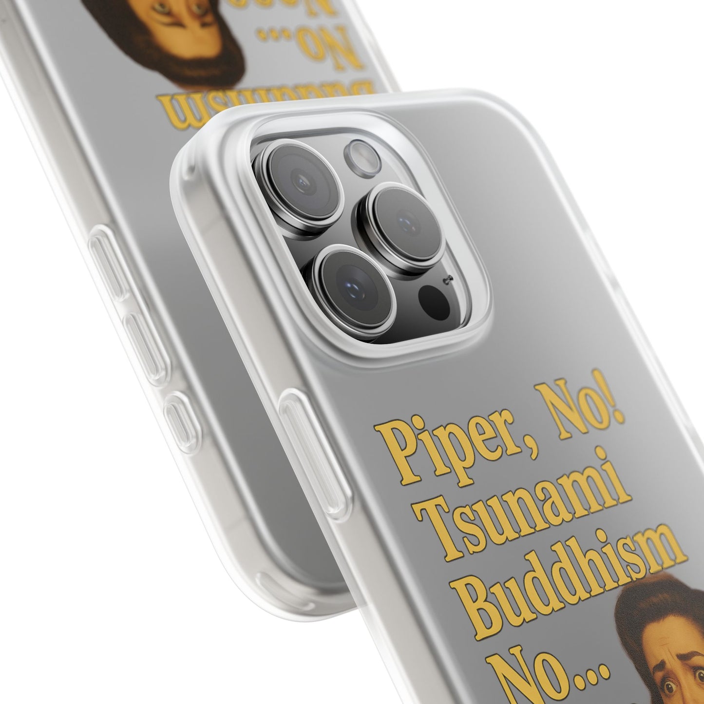 Retro-Drama Handyhülle – „Piper, No! Tsunami Buddhism Nooo“-Phone Case-True Insights