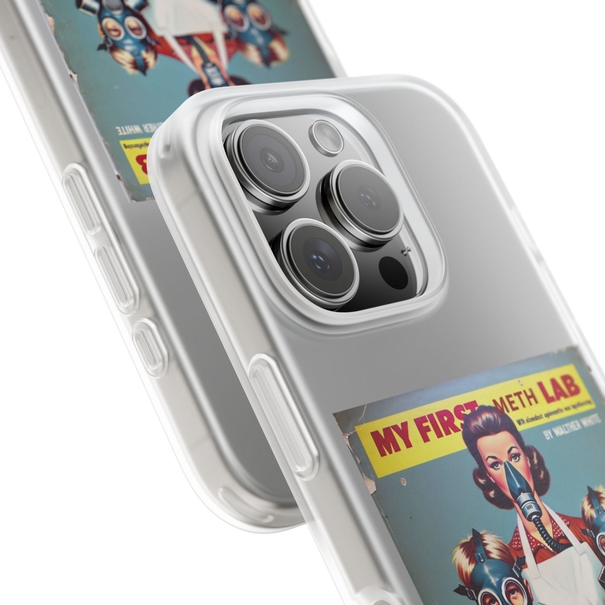 „My First Meth Lab“ Handyhülle – Schwarzer Humor im Retro-Look-Phone Case-True Insights