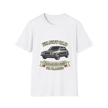 True Insights Geschenk zum 70. Geburtstag – T-Shirt Jahrgang 1957 VW Golf | I'm Not Old I'm Classic in White