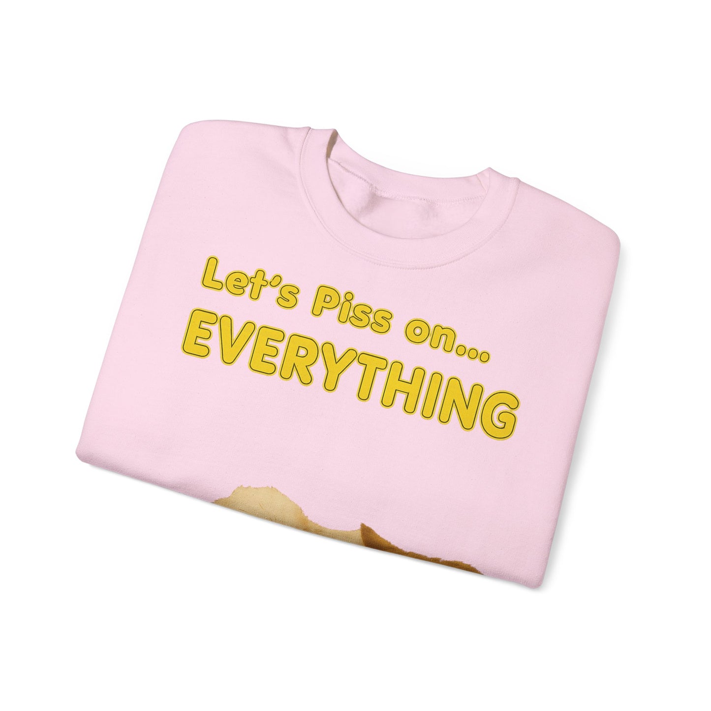 Vintage Motiv – Let’s Piss on Everything – Satirisches Sweatshirt mit Hund & Katze | True Insights Design mit Humor
