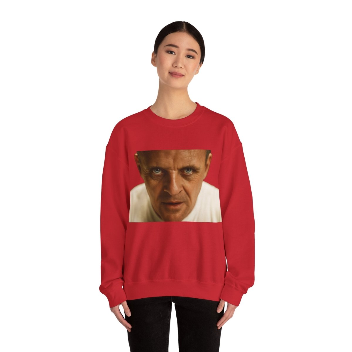 Sweatshirt – Intensivblick – Kultfilm-Sweatshirt mit ikonischem Motiv | Für Thriller-Fans & Satire-Liebhaber | True Insights Design mit Humor