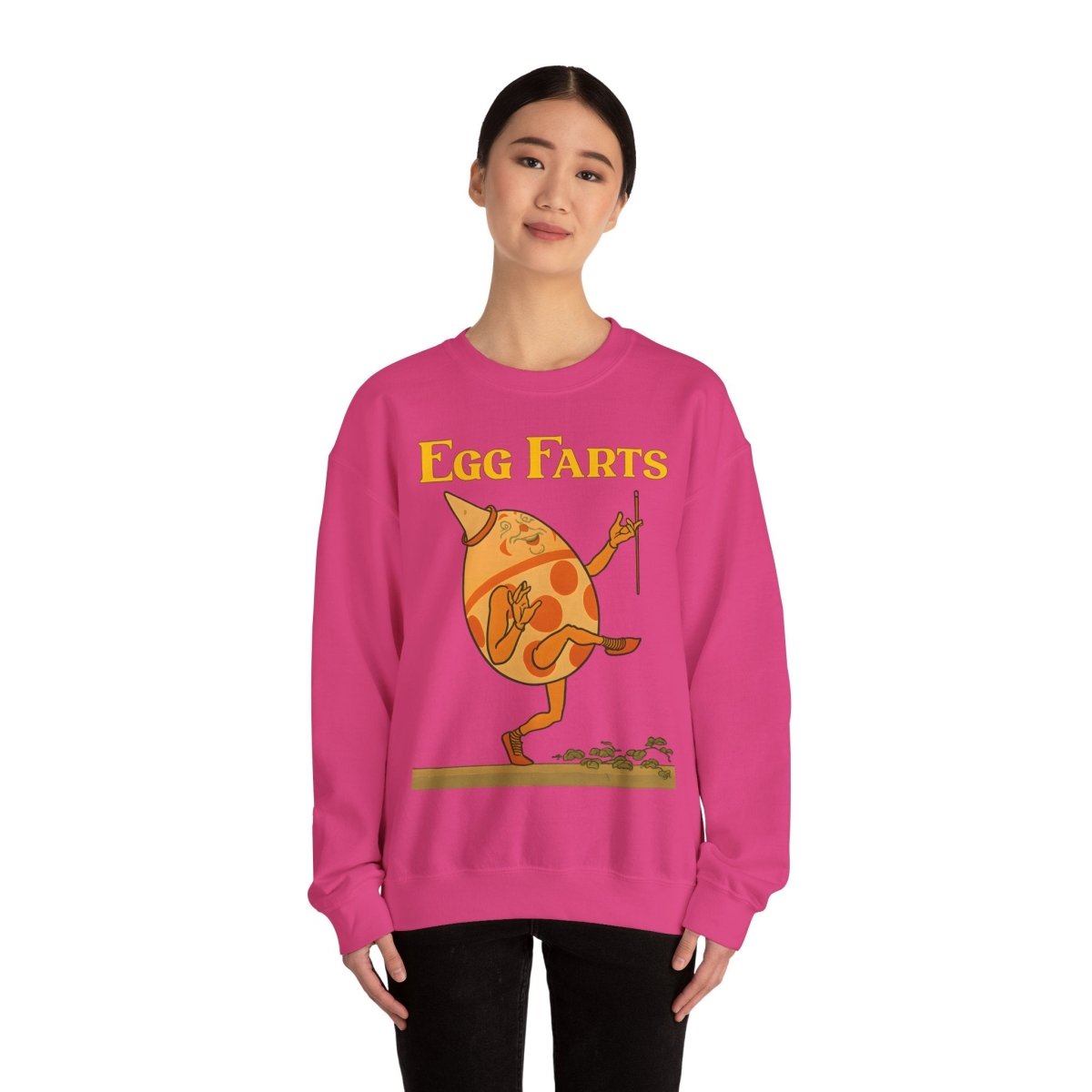 Sweatshirt – Egg Farts – Surreale Eleganz mit einem Hauch Absurdität | True Insights Design mit Humor