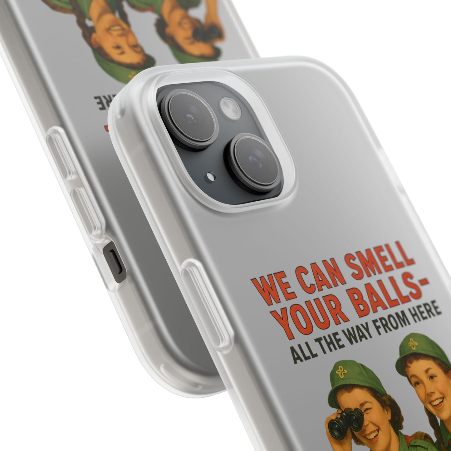 We Can Smell Your Balls – Satirische Handyhülle im Retro-50s-Stil-Phone Case-True Insights