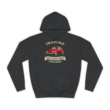 True Insights Jahrgang 1956 Hoodie VW Käfer in Jet Black