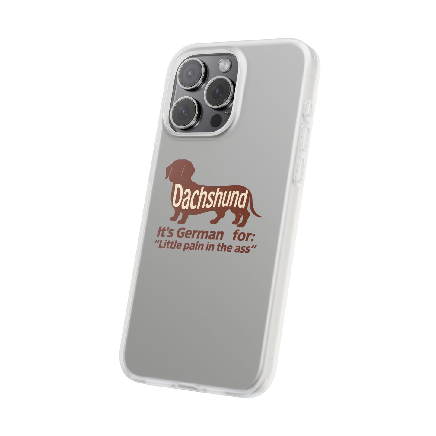 Witzige Dackel-Handyhülle – „Little Pain in the Ass“ – Lustiges Phone Case | True Insights – Bild 23