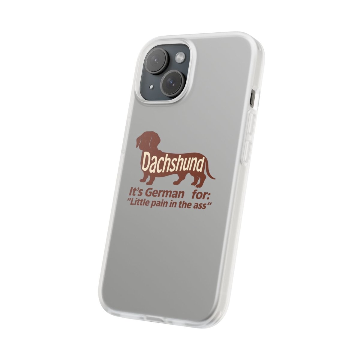 Witzige Dackel-Handyhülle – „Little Pain in the Ass“ – Lustiges Phone Case | True Insights – Bild 14