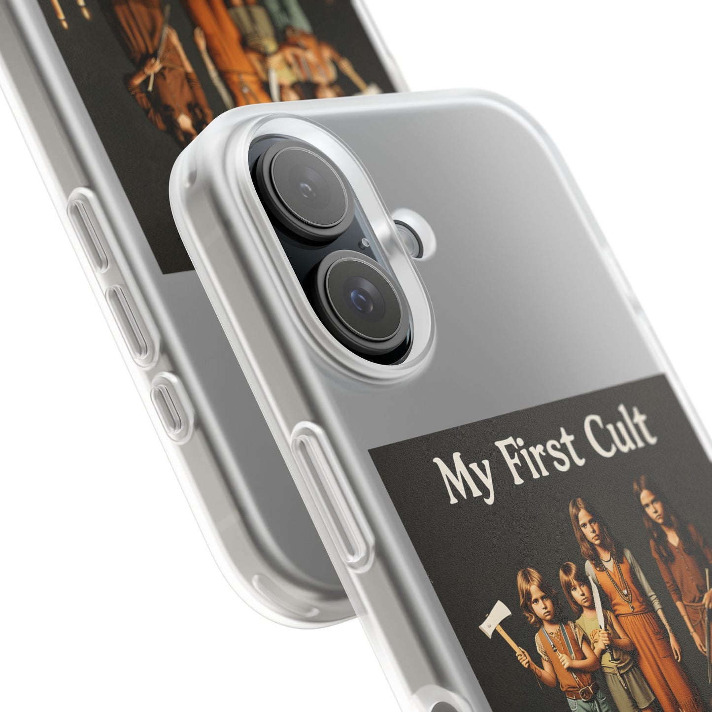 My First Cult – Dark-Aesthetic Handyhülle mit satirischem Kinderkult-Motiv-Phone Case-True Insights
