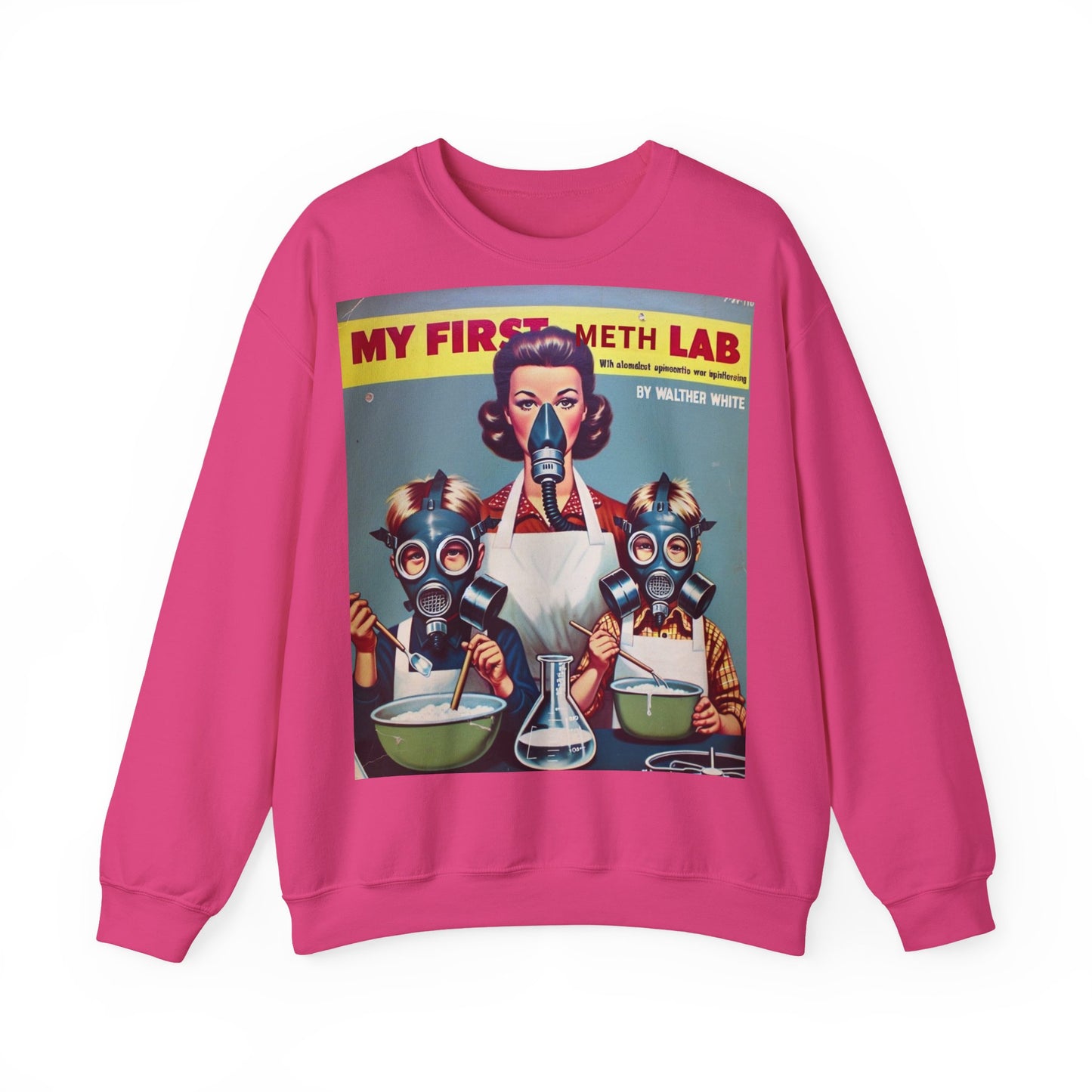 Sweatshirt – My First Meth Lab Sweatshirt | Lustiger Retro Pullover mit Satire-Print | Geschenk für Breaking Bad Fans & Dark Humor Lover | True Insights Design mit Humor