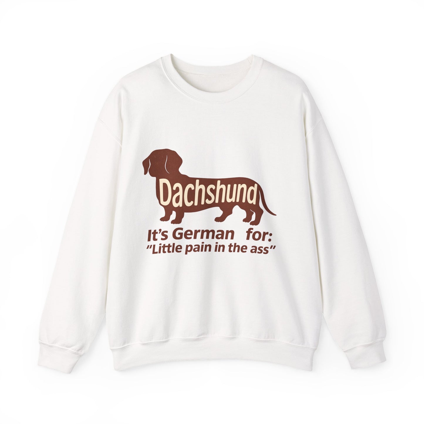 Dackel-Humor für Kenner: Sweatshirt mit frechem Spruch und kultigem Design – ideal für Hundefreunde mit Ironie. – Lustiges Sweatshirt | True Insights – Bild 9