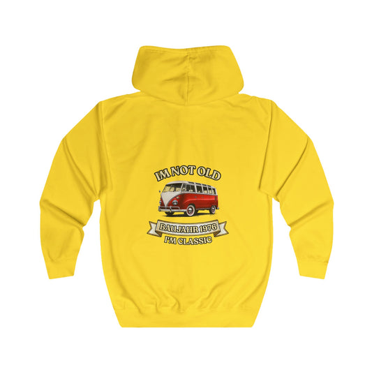 I'm Not Old I'm Classic Baujahr 1976 Zip Hoodie – Retro Bus 50. Geburtstag Geschenk Jahrgang 1976