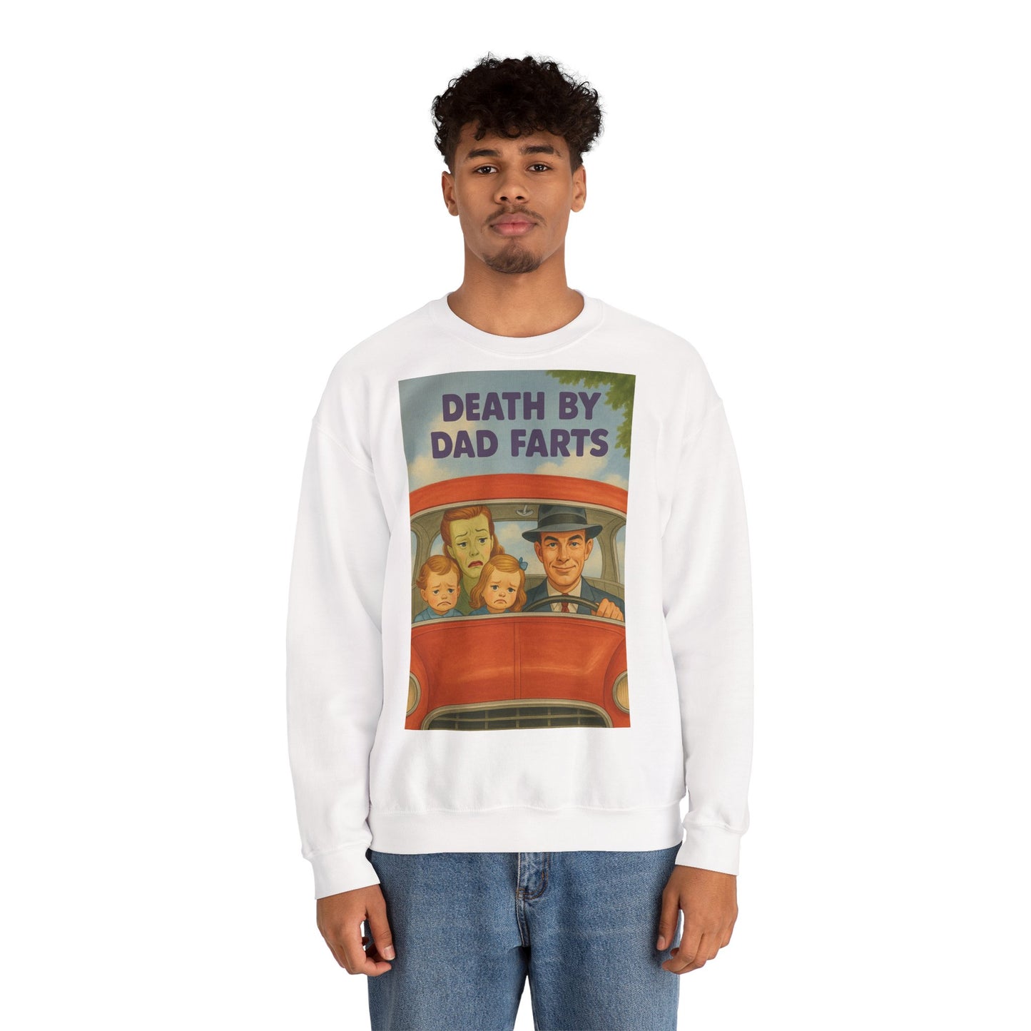 Sweatshirt – Dead by Dad Farts Sweatshirt – Lustiges Geschenk für Familien mit Humor | True Insights Design mit Humor